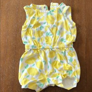 carter's lemon romper